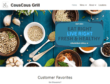 Tablet Screenshot of couscousgrill.com